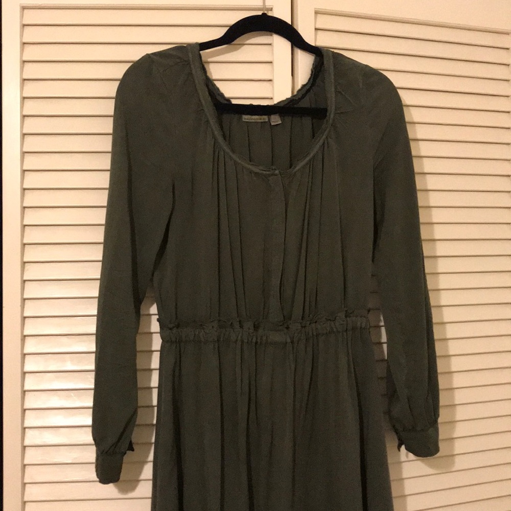 Dark Khaki Green Dress by Holding Horses